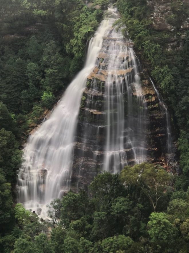Bridal Veil View Lookout Leura, the prettiest lookout in the Blue Mountains