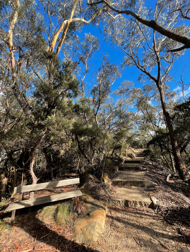 Bridal Veil View Lookout Leura, the prettiest lookout in the Blue Mountains