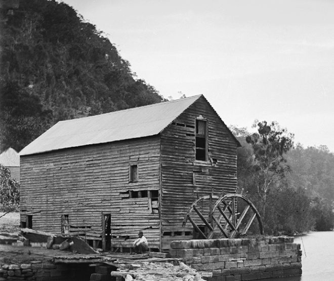 Remains of 19th century watermills in Kurrajong listed on the State