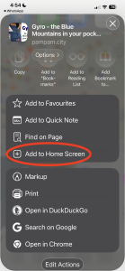 Gyro - iPhone Home Screen