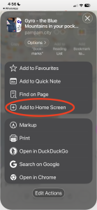 Gyro - iPhone Home Screen