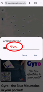 Adding Gyro to the home screen of your Android phone